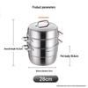 Supor 3-Layer 304 Stainless Steel Steamer Pot