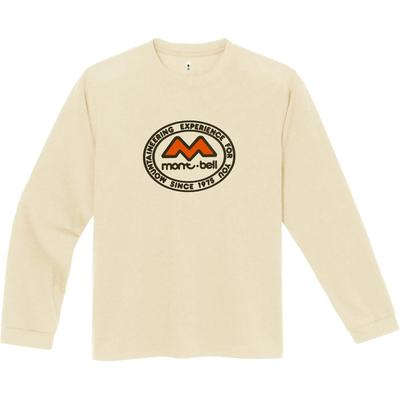 MONTBELL Wickron TM Марка 50-я Буква Футболка с Круглым Вырезом Быстросохнущая Дышащая с Длинным Рукавом Унисекс