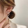 Earrings Rhinestone Bownot Zircon Bow Earrings Korean Style Rhinestone Bow Ear Studs Women Earrings