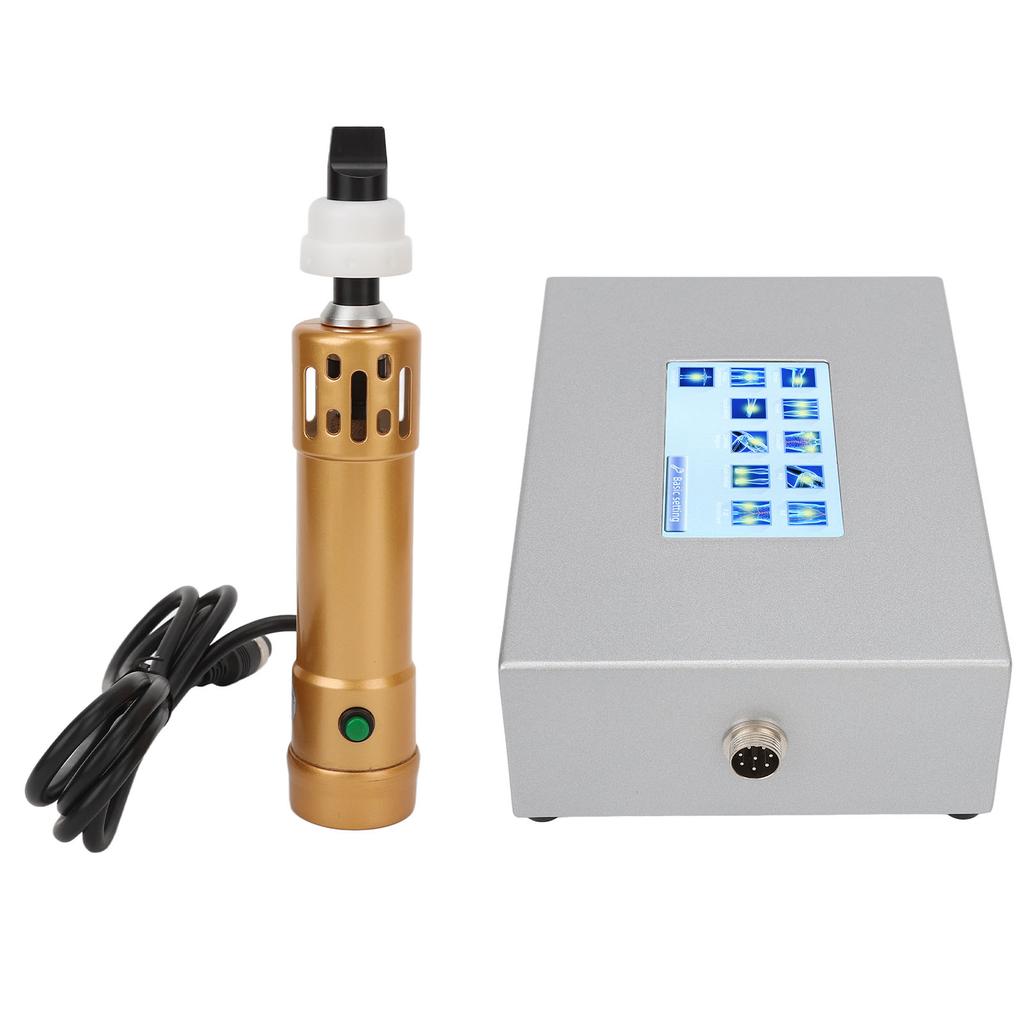 ED Shockwave Therapy Machine Gold Bonesetting 11 Massage Heads Shock Impulse Therapy Machine