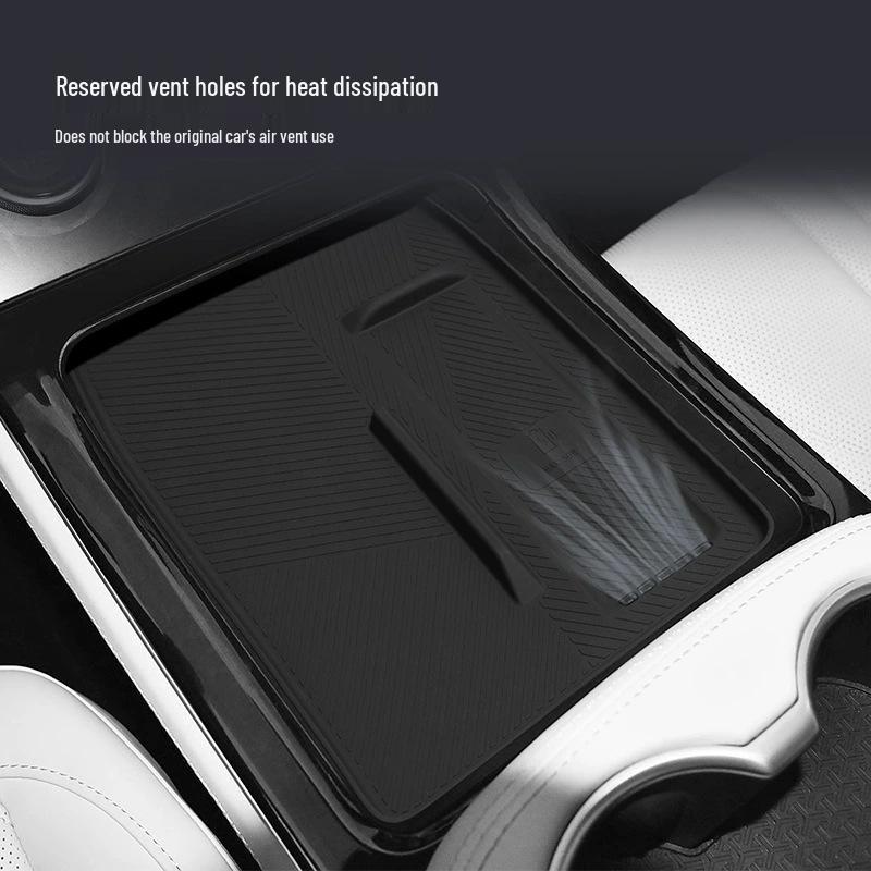 Jetour L7 PLUS Беспроводная зарядка Силиконовая подставка (2024-2025 гг.) - Нескользящий коврик в салон автомобиля