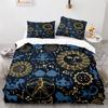 Sun And Moon Duvet Cover King Microfiber Astrology Bedding Collection Twelve Constellations Zodiac Comforter Cover For Boys Girls
