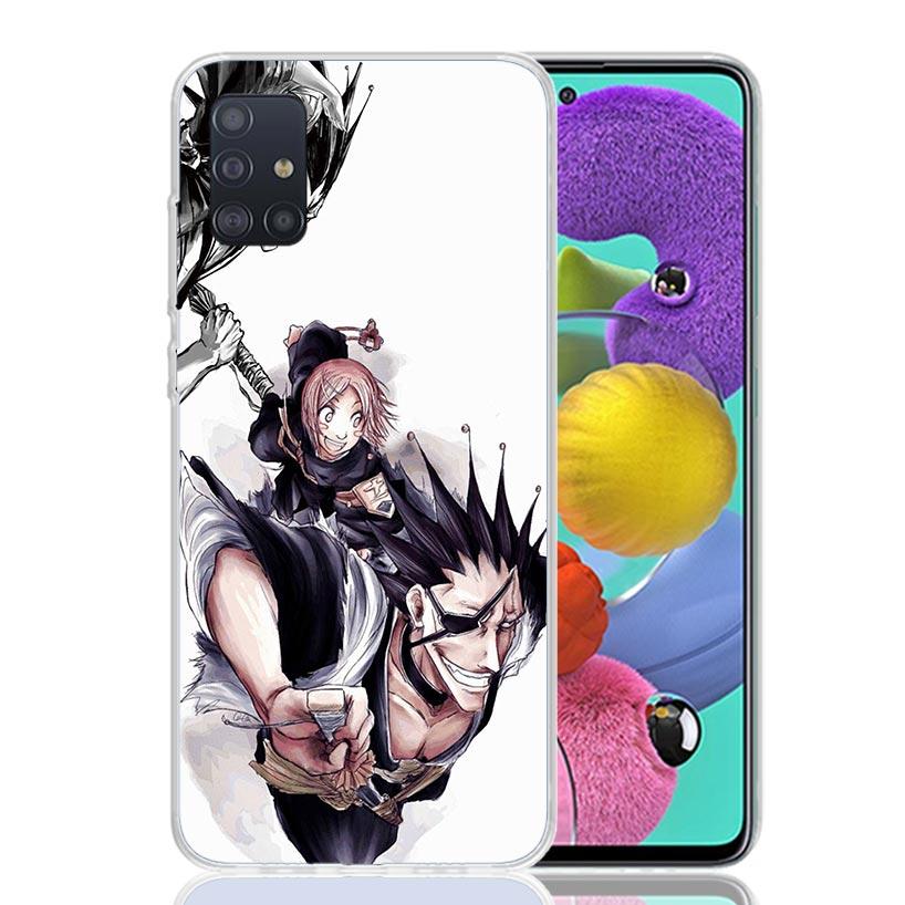 Чехол для телефона Bleach с Кемпачи Зараки для Samsung Galaxy A52 A32 A22 A12 A02S A50S A30S A51 A31 AA71 Note 20 Ultra 10 S10 Plus Galax