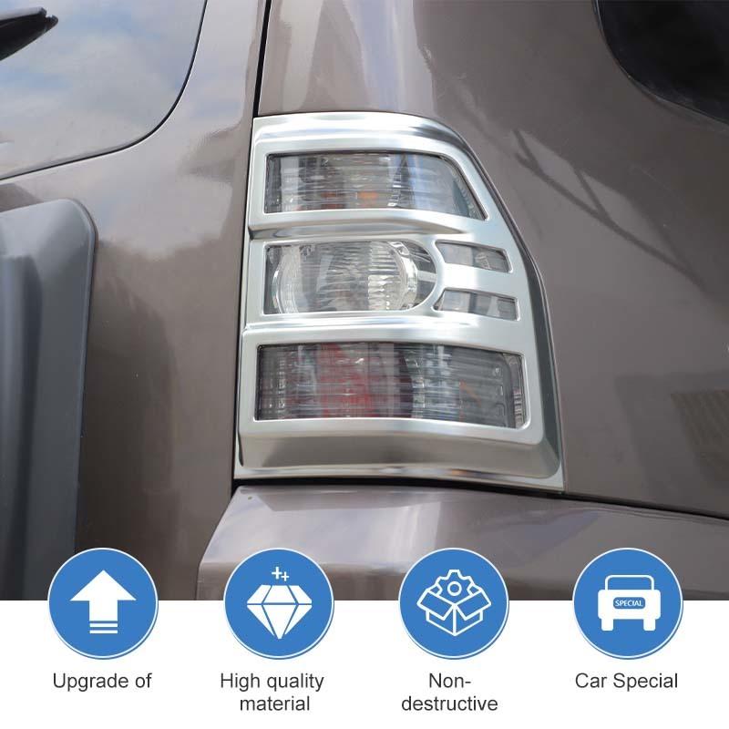Декоративные накладки на задние фонари автомобиля Mitsubishi PAJERO 2007-2021, защитные наклейки для экстерьера автомобиля.