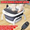 500W Foldable Foot Relax Bath Massager 220V Electric Heating Tub Wired Remote Control