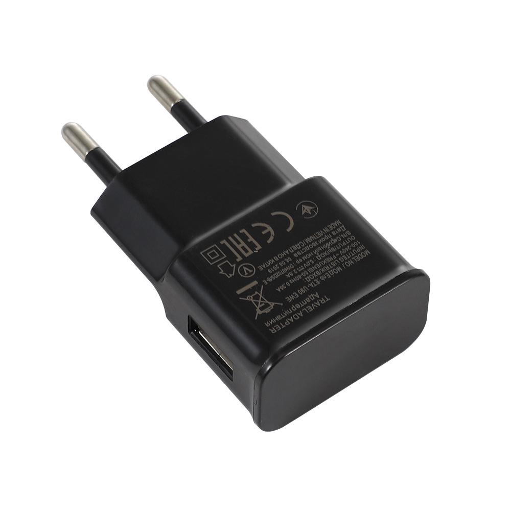 Однопортовое USB-зарядное устройство 2A для Android/Смарт-планшетов – Штекер EU/US