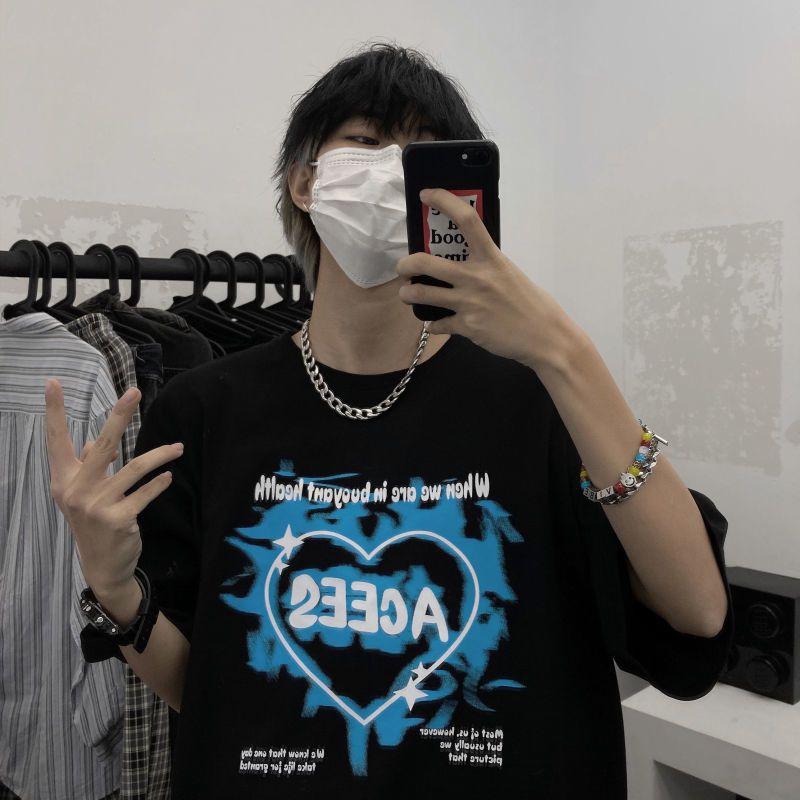 Женская футболка Harajuku Goth Женская футболка Эстетическая свободная панк темный гранж женские готические топы футболки одежда уличная одежда Y2k