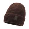 Men's Winter Knitted Hat Velvet Thick Warm Wool Hat Windproof Sleeve Cap for Riding