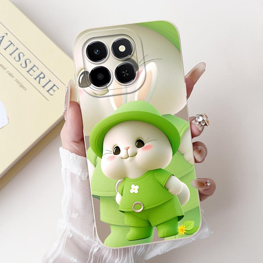 Чехол для Honor X6c Новая Мода Мультяшный Люксовый Девичий Рисунок Funda Для Huawei Honor X6C X6 C X 6C Чехол Матовый Жидкий Силикон