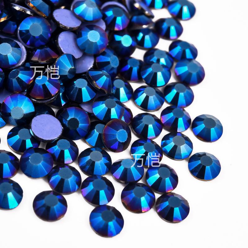 Blue Series Glass Hot Drill, Hot Melt Adhesive Стразы Diy Аксессуары для одежды Декоративные Красота Креативные Аксессуары