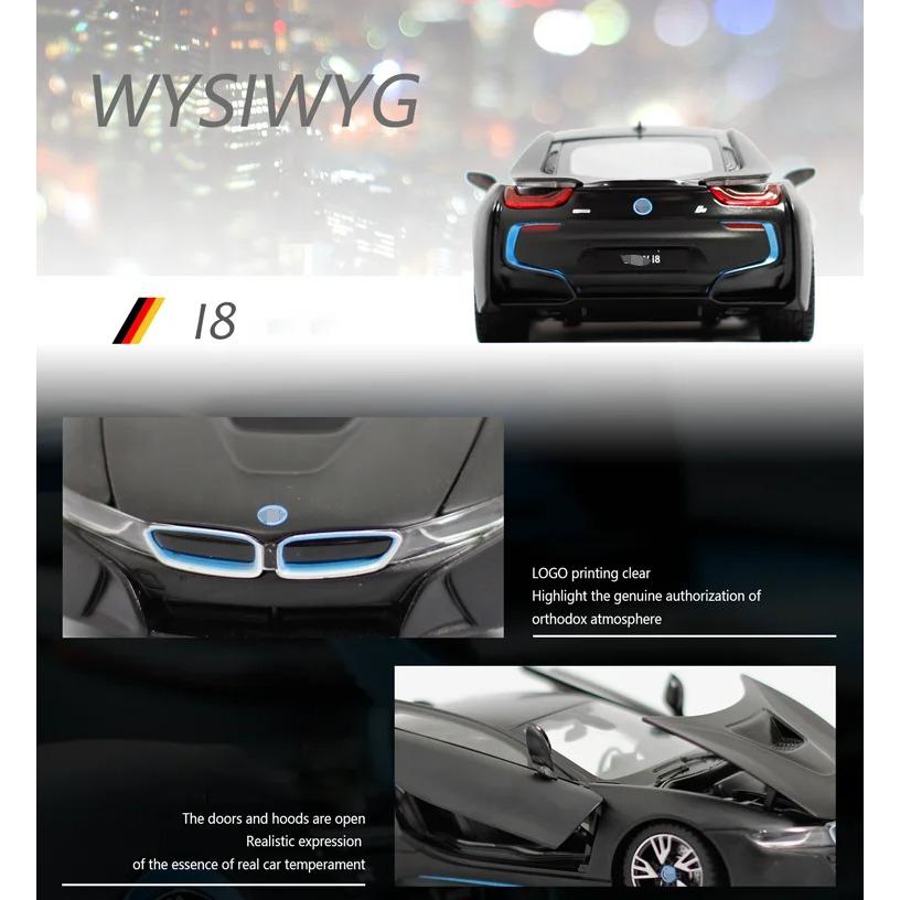 1/24 BMW I8 Supercar New Enegry Vehicle Alloy Car Diecasts & Toy Vehicles Car Model Miniature Scale Model Car for Children