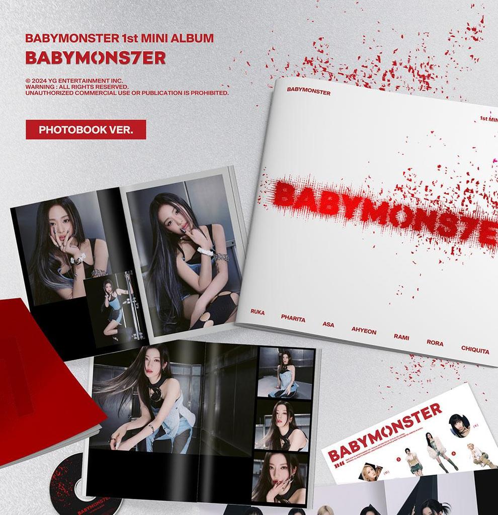 (PHOTOBOOK Ver.) BABYMONSTER [BABYMONS7ER] 1st MINI ALBUM
