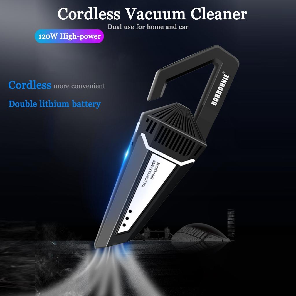 5000Pa 120W 12V Cordless Handheld Rechargeable Portable Vacuum Cleaner Car Wet Dry Powerful Vaccum Cleaner For Home Car Cleaning