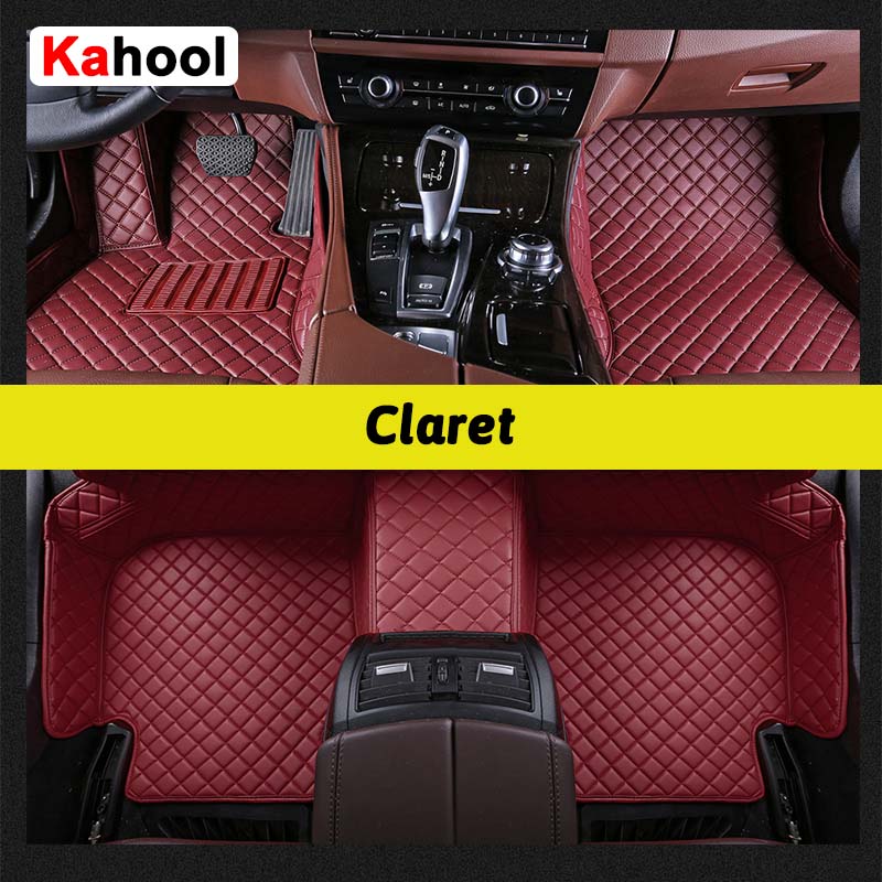 KAHOOL Custom Car Floor Mats For Mitsubishi Pajero V73 V77 V93 V97 Auto Carpets Foot Coche Accessorie
