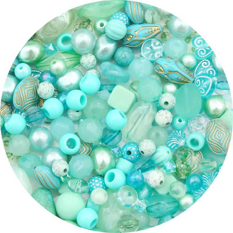 Baroque Style Acrylic Beads for DIY Bracelets and Accessories