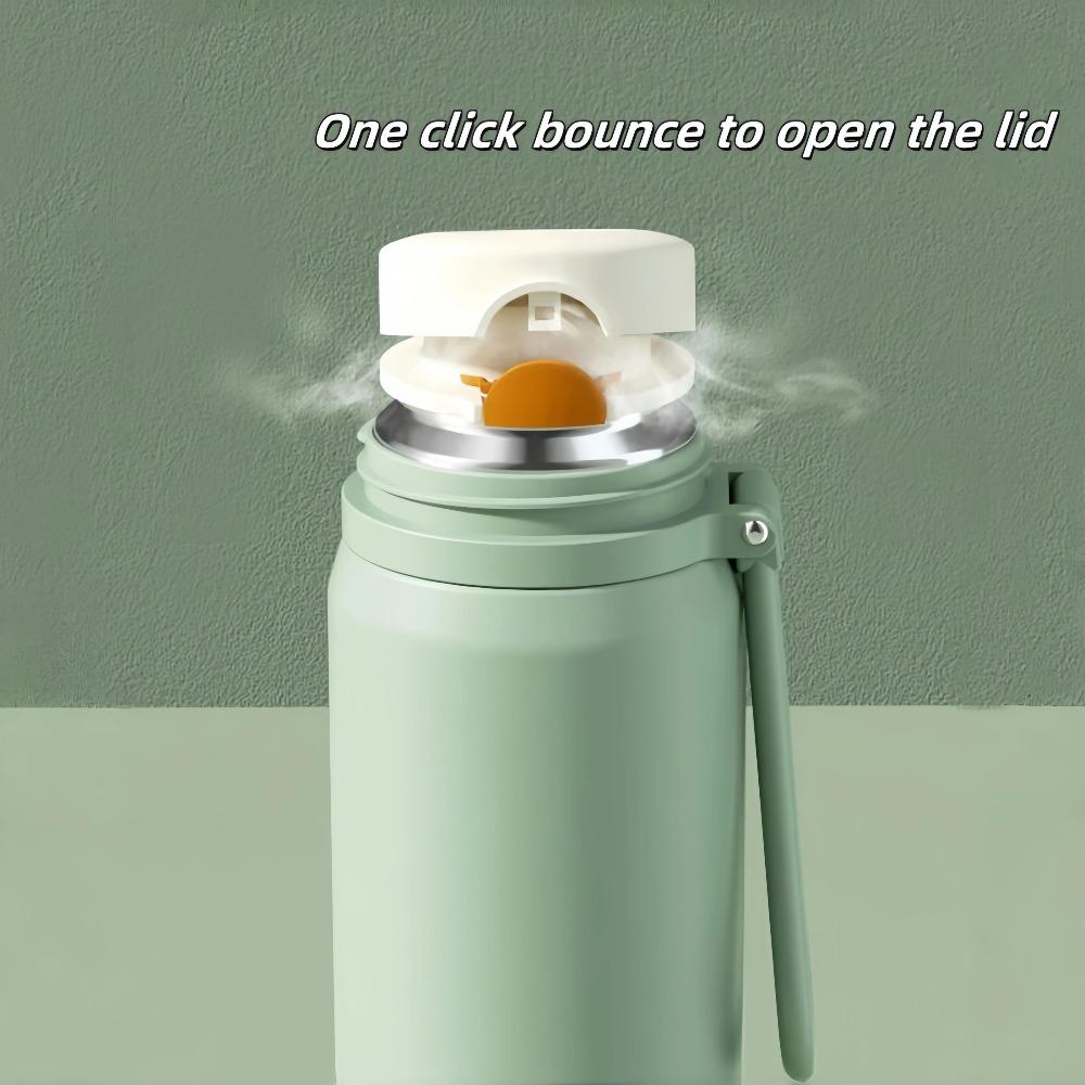 600ML Stainless Steel Thermal Water Bottle Keep Cold and Hot Thermo Cafe Coffee Mug Leakproof Travel Thermos Bottle for Tea