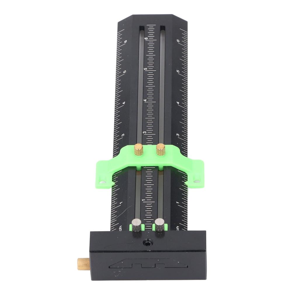 Т-образный разметочный инструмент со стальной иглой, двойная разметочная линейка, деревообрабатывающий скользящий измерительный инструмент