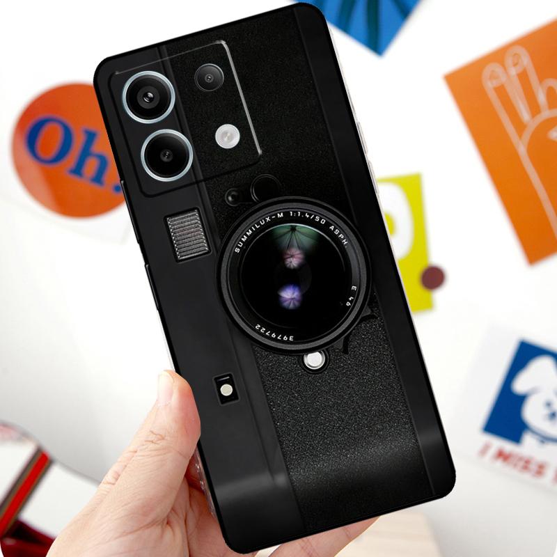 Ретро Классический Винтажный Чехол для Камеры Для Xiaomi Redmi Note 11 10 12 13 14 15 Pro Plus Чехол Для Redmi 15 10C 13C 12C 14C 15C