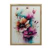 Wild Nature In Flowers Wild Nature In Flowers, 30X40 Cm, Black Aluminum Frame, 230 Gsm Matte Paper