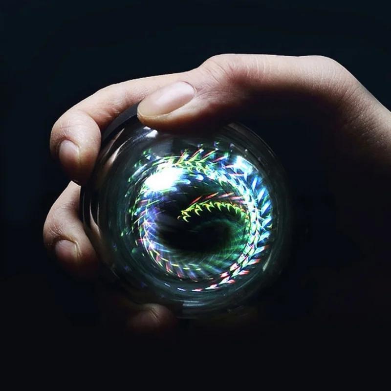 Творческий гироскопический мяч для взрослых, игрушки для женщин и мужчин, противотревожные, забавные, технологические, укрепляющие запястья, противотревожные, снимающие стресс, подарок