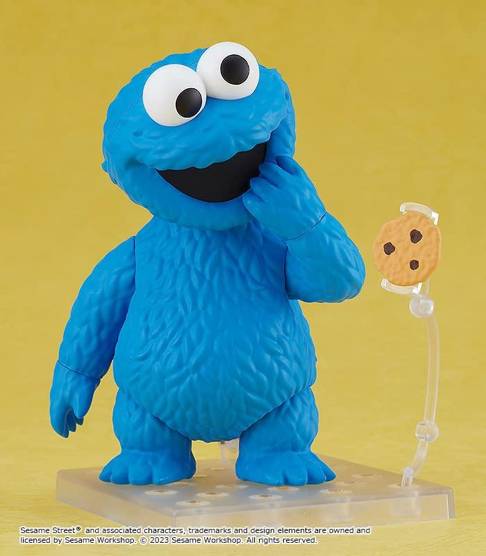 Nendoroid Sesame Street Cookie Monster Plastic Painted Movable Figure Non-Scale
