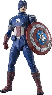 TAMASHII NATIONS Мстители Капитан Америка AVENGERS ASSEMBLE EDITION Приблизительно 150 мм ПВХ АБС Окрашенная Подвижная Фигурка S.H.Figuarts - - &