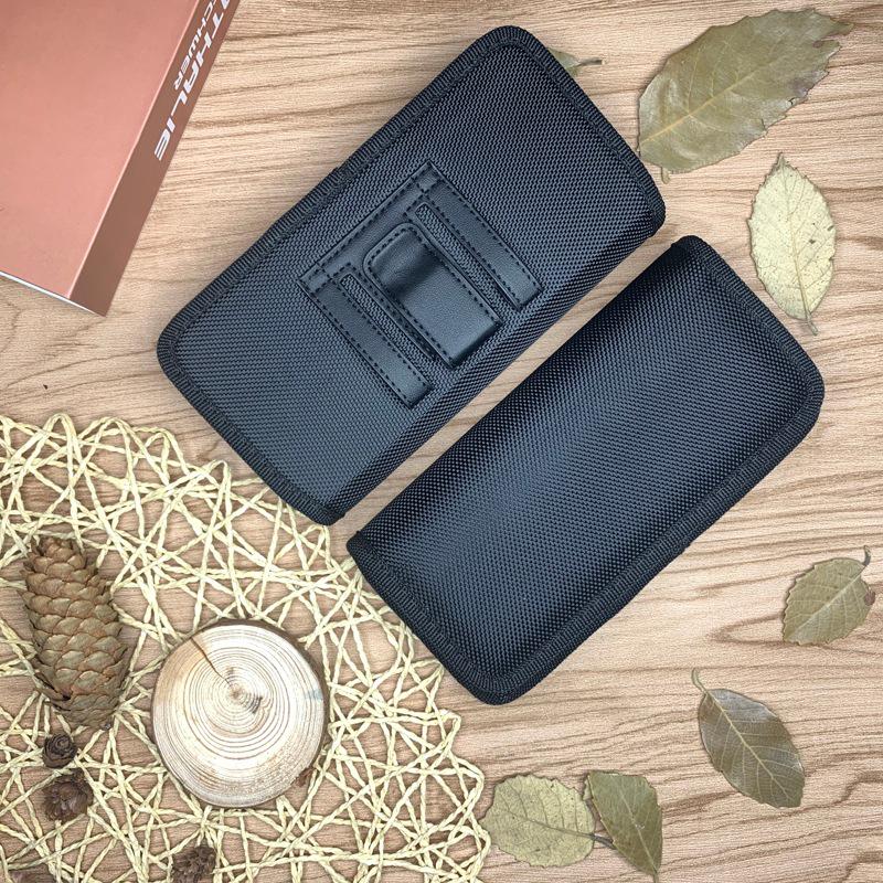 Мужской пояс с зажимом на талии и липучкой для телефонов 4,7–7,2 дюйма, нейлоновый горизонтальный рукав