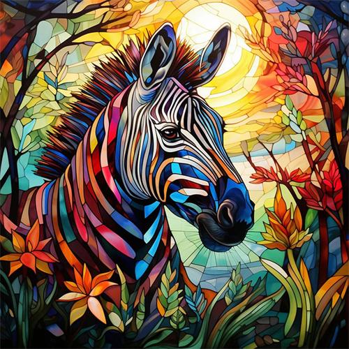 Full Square Round Diamond Painting Wolf Lion Decor Home Embroidery Mosaic Animal Fantasy Handmade Gift