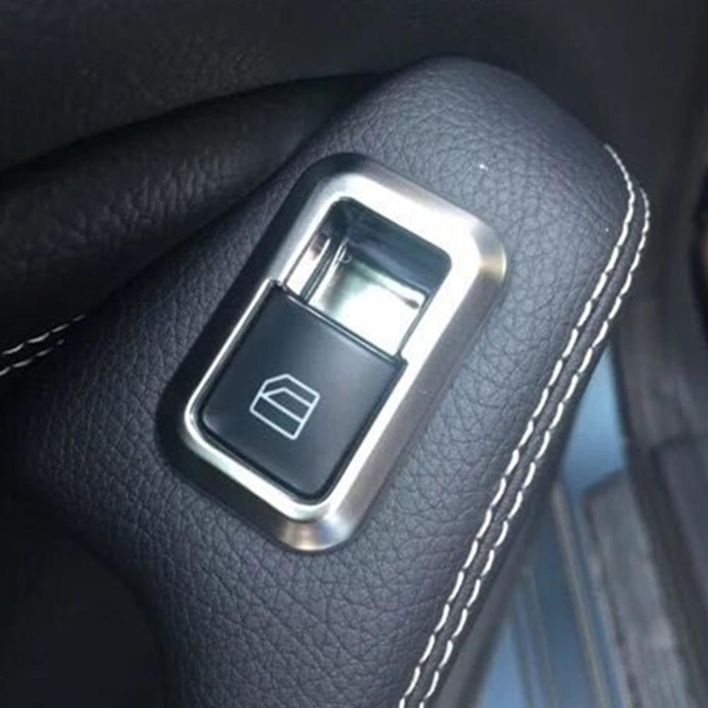 Новые 5 шт. Накладки на переключатели стеклоподъемников для Mercedes Benz A B C E Class W176 W246 W204
