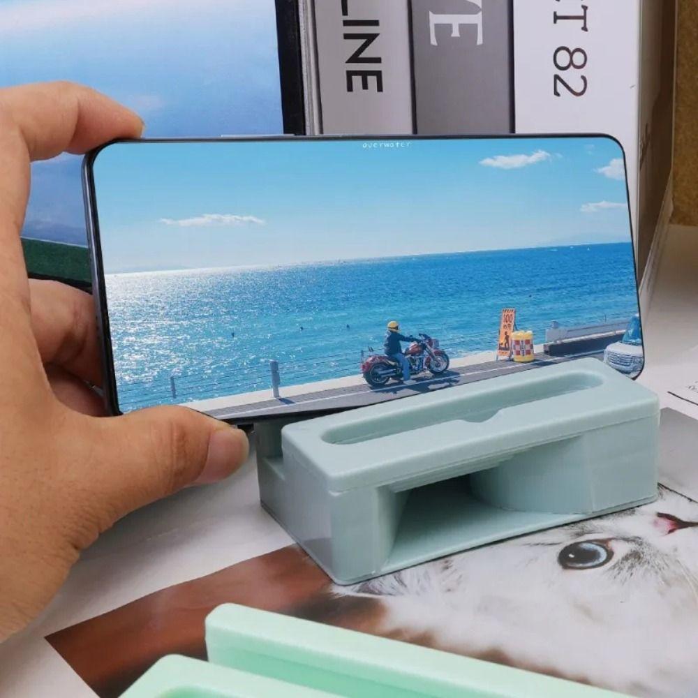 Plastic Cell Phone Stand Vertical Phone Stand Sound Amplifier Mobile Phone Accessories