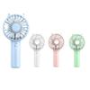 USB Handheld Mini Fan USB Rechargeable Cooling Fans Cute Portable Night Light Summer Small Pocket Fan Cartoon Mute Fans