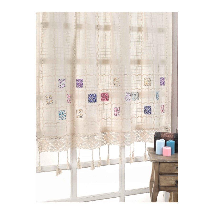 Лоскутная занавеска ручной работы из 100% хлопка
