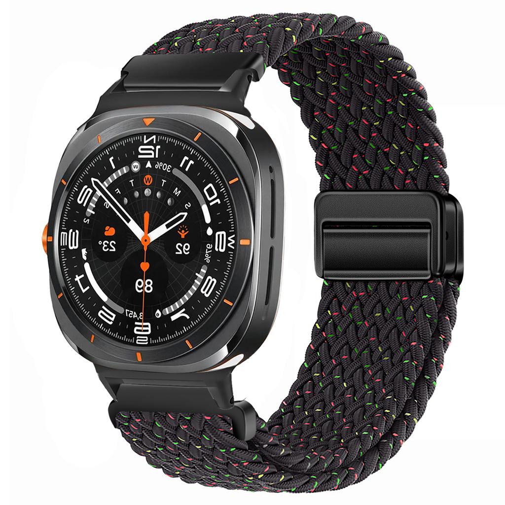 Для Samsung Galaxy Watch 7 Ultra Ремешок 47 мм Аксессуары Магнитный Плетеный нейлоновый спортивный Браслет Correa Galaxy Watch 7 Ultra Ремешок