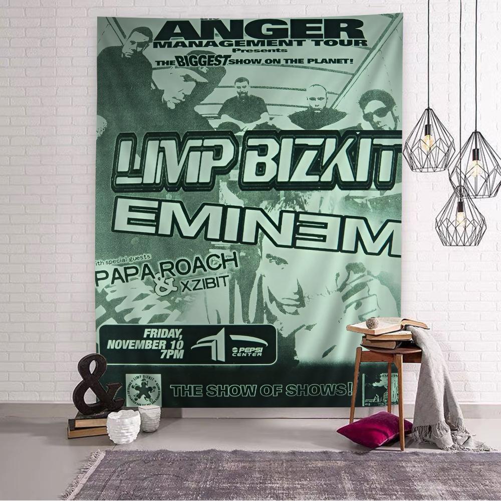 Limp Bizkit Band Cartoon Tapestry Bohemian Wall Tapestries Mandala Wall Hanging Sheets
