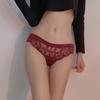 Кружевные трусики женские, хлопковые трусы с промежностью, сексуальные бесшовные женские трусы с низкой талией большого размера, дышащие трусы для девочек
