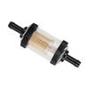 Motorcycle Fuel Gasoline Filter Carving ABS Heat Resistance for 6mm Diameter MotorbikeBlack