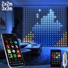 Smart Curtain Lights 400 LED Curtain Fairy Lights with App & Remote Music Sync Programmable Window Hanging Light Dynamic DIY