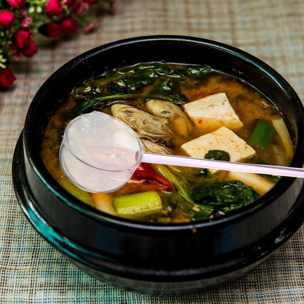 Креативная стеклянная ложка с длинной ручкой для перемешивания и подачи, термостойкая ложка, идеально подходит для латте, капучино, горячего шоколада