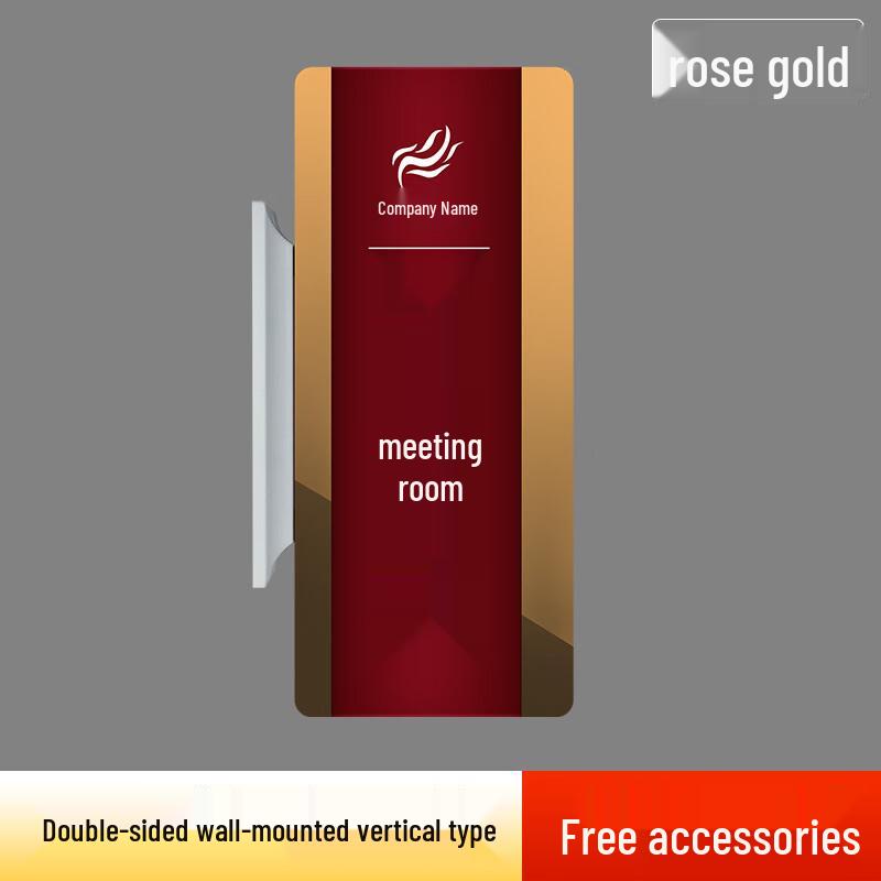 Acrylic Office Door Sign with Replaceable Inserts
