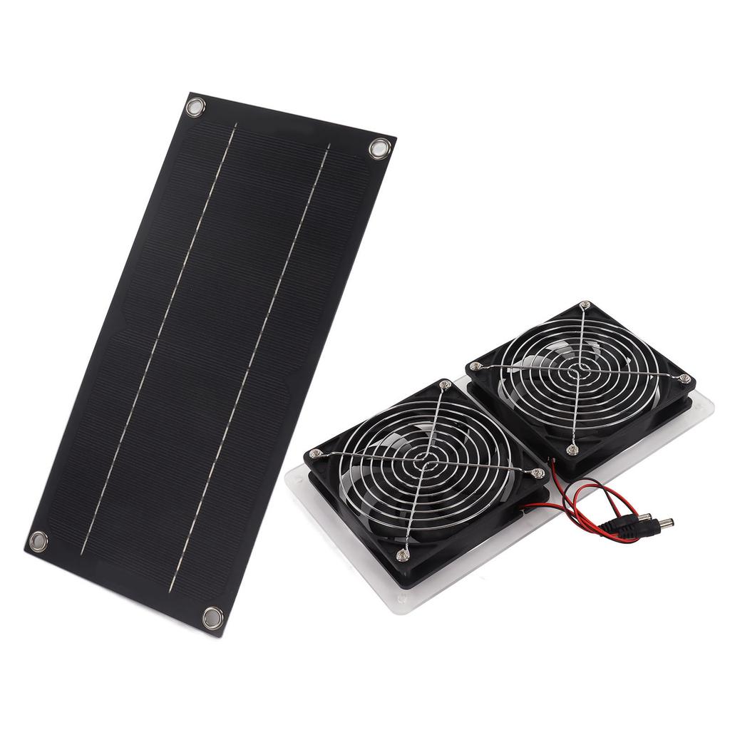 Комплект вентилятора на солнечной панели Водонепроницаемый Портативный Экологичный Солнечный вытяжной вентилятор для улицы 100 Вт 12 В Одинарная панель