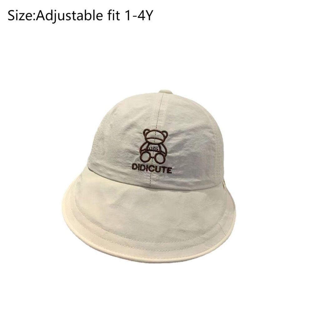 Large Brim Kids Cap Adjustable Boy Girl Bonnet Cute Sun Visors Hat  Baby Summer
