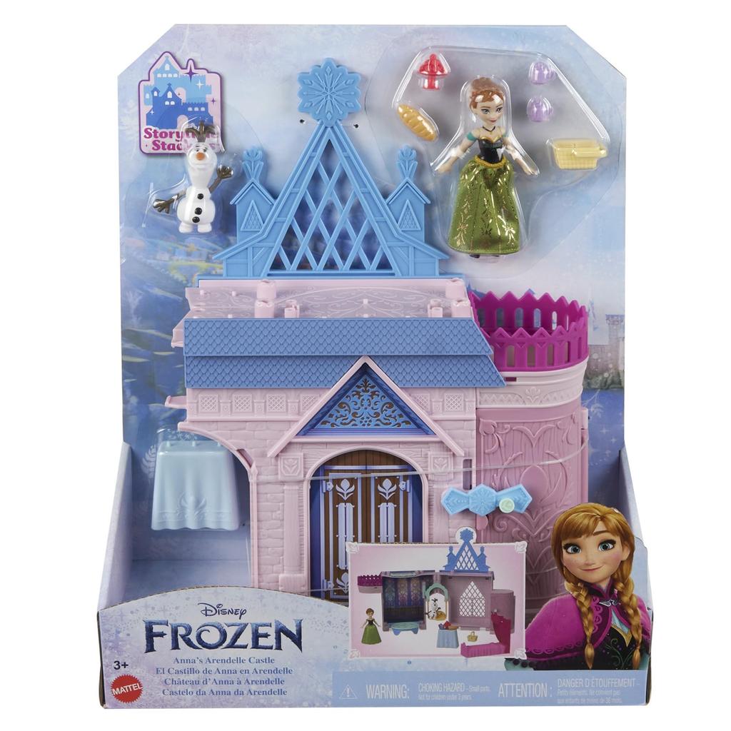 MATTEL Frozen Anna and White White Mini and Accessories Years Old and HLX02 Disney/Frozen Arendelle's (Kasaneru Series! Doll) [Dress-up Doll/castle]