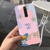 Чехол для телефона Realme X2 Pro Чехол Realme XT X2 Милый рисунок Конфетный цвет Силиконовая задняя крышка Для RealmeX2 X 2 Pro XT Мягкий ТПУ Чехол