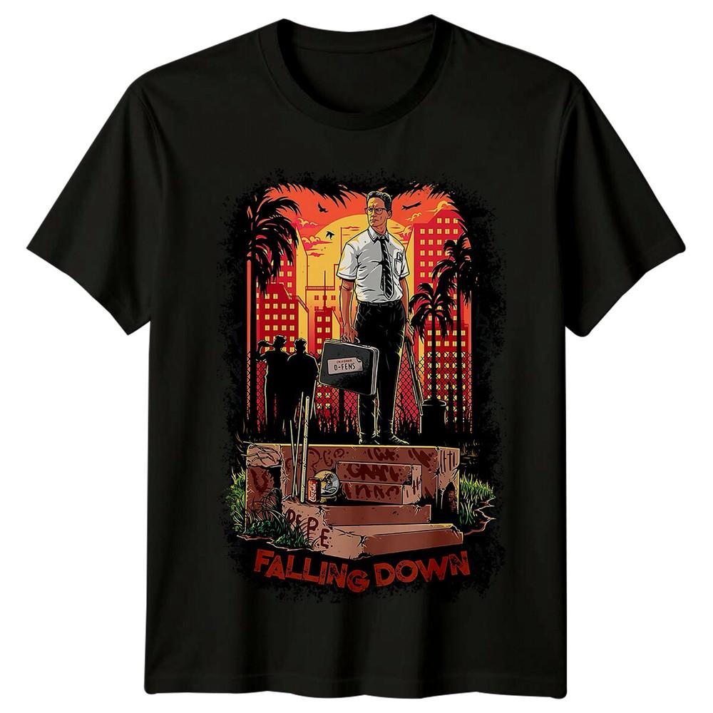 Falling Down (1993) Movie Poster Inspired T-Shirt Retro 90s Tee Unisex