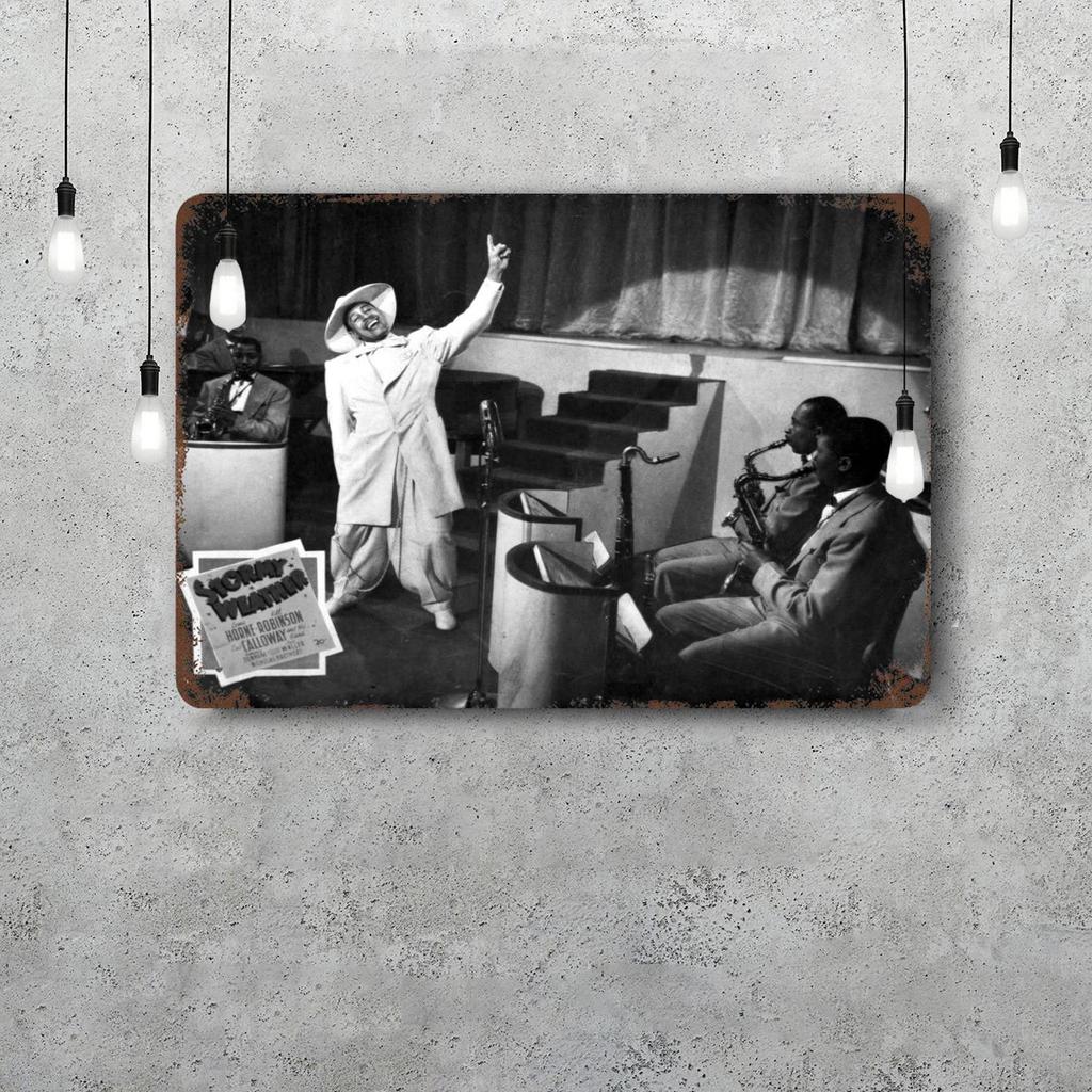 Cab Calloway Vintage Tin Sign Home Decor Wall Decor Art Wall Mural Room Decoration Decor Retro Metal Sign Plate Bar Posters