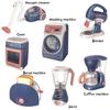 Children Kitchen Toys Simulation Household Appliance Set Washing Machine Vacuum Cleaner Oven Juicer