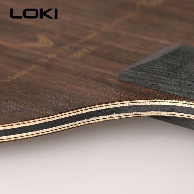 Ракетка для настольного тенниса LOKI Violent 9 V9 (7+2 Эбони Карбон) Оригинальная ракетка для пинг-понга LOKI WANG HAO V-9