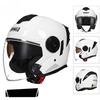 Men's Motorcycle Helmet 3/4 Half Helmet Helmet Cycling Helmet Bluetooth Headset Electric Bike Riding Helmet