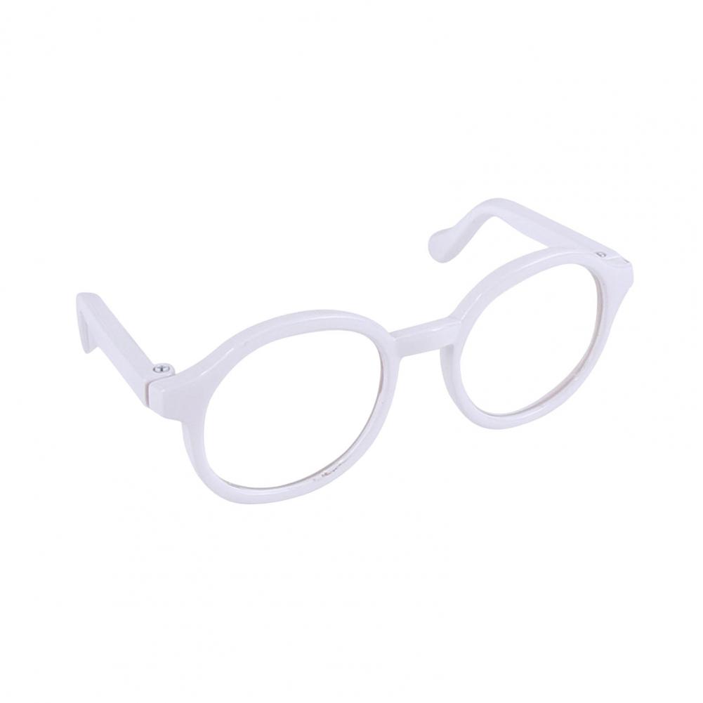 Doll Glasses Accessories Stylish Doll Accessories Pet Doll Sunglasses Set for Photo Shoots Costumes Mini Round Frame