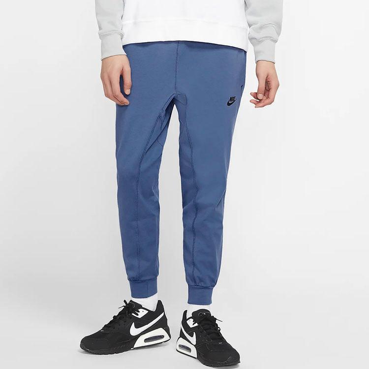 Nike Мужские вязаные спортивные штаны Fen Blue со средней манжетой CJ4281-491